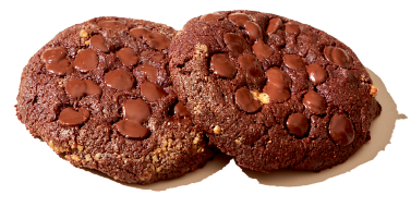 Chocolate and sweet potato cookie